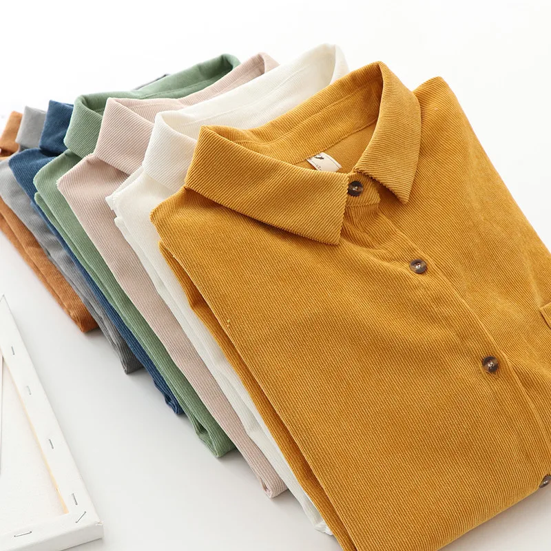 

Femme Loose Long Sleeve Blusas Feminina Mujer