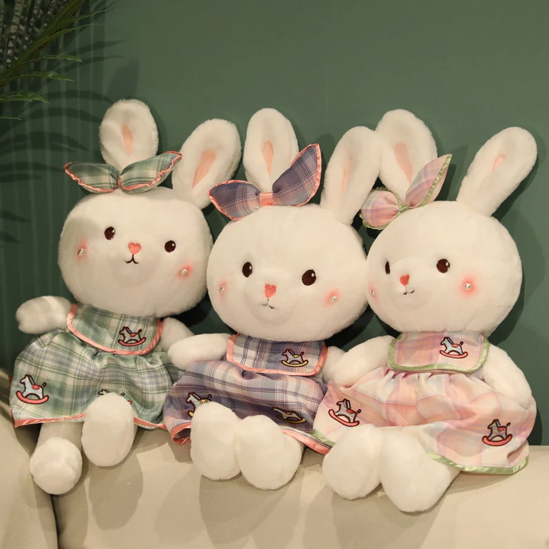 

40/50cm Kawaii Cute Soft Cloth Stuffed Animals Rabbit Plush Rabbit Baby Toys Home Decor For Children Baby Appease Toys Gift