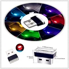 Автомобильная атмосферная лампа с USB-разъемом, декоративная лампа для Peugeot 106 206 207 208 306 307 sw 308 cc 3008 407 2008 4008