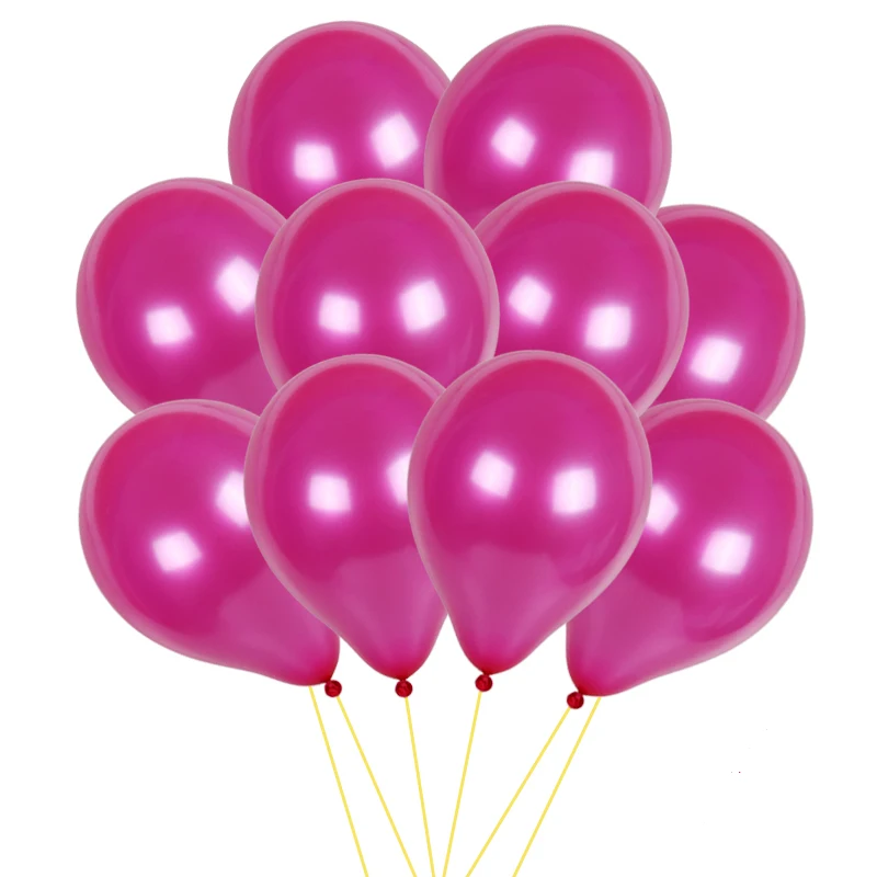 10pcs rose 5 мм* 10 м воздушный шар, веревка, фольга, шар, лазер, розовое золото, серебро, лента, украшение для свадьбы, дня рождения, вечеринки, воздушный шар, упаковка, кран - Цвет: 10pcs rose