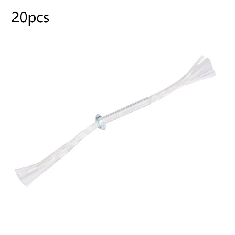 20 Pieces Smokeless Long Lamp Wicks Set Fiberglass Replacement for Oil Lamps Creative Accessories Life | Дом и сад