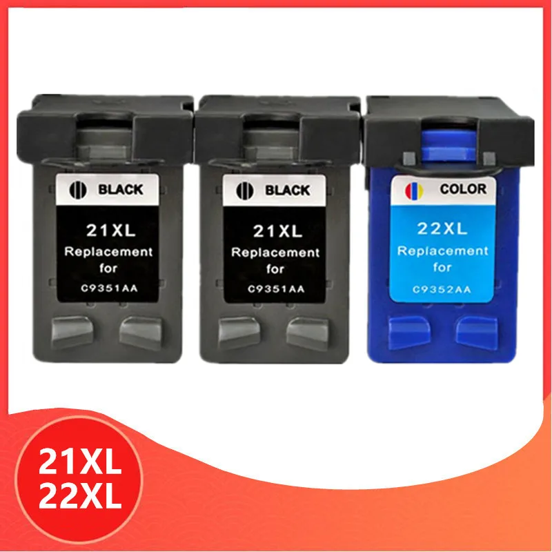 3PK 21 22 Заправка картриджей Замена для hp HP xl 21xl с чернилами Deskjet F2180 F2200 F2280 F4180 F300 F380 380