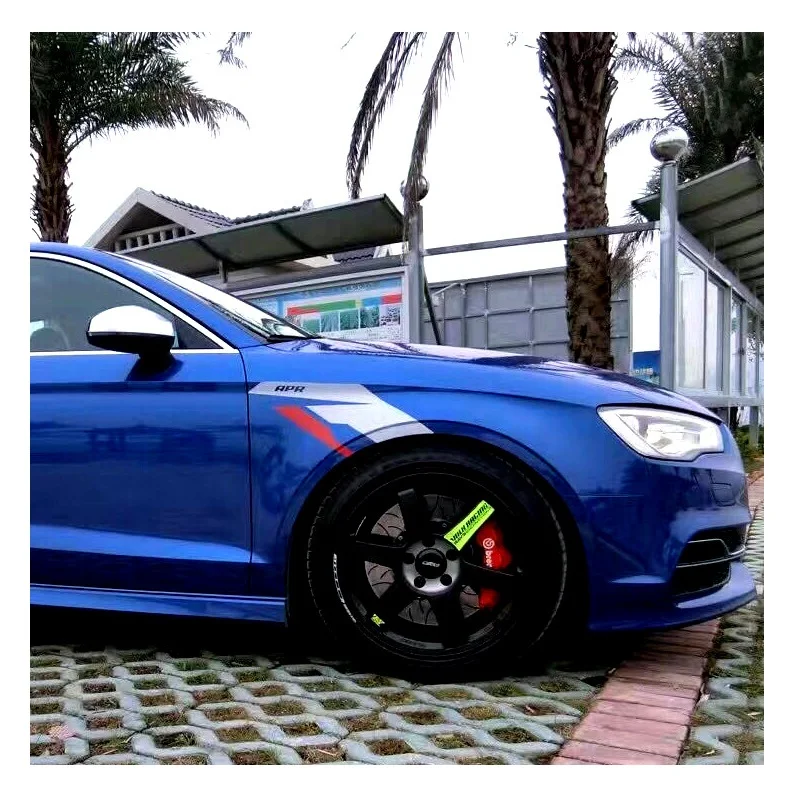 2 pcs Car dedicated APR logo styling sticker fender decals accessories For Audi A1 A3 A4 A5 A6 A7 A8 Q2 Q3 Q5 Q7 TT | Автомобили и