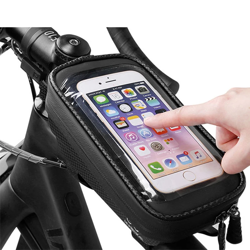 

Bicycle Motorcycle Cell-phone Holder Waterproof Case Bike Bag For Cycling Mobile Stand Support Protect Cover
