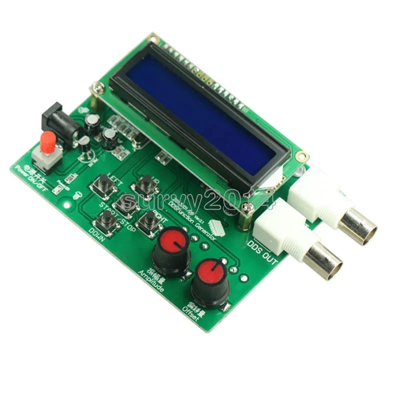 

DDS Function Signal Generator Frequency Generator Module ECG Square Sawtooth Triangle Sine Wave Function Generator Meter Kit