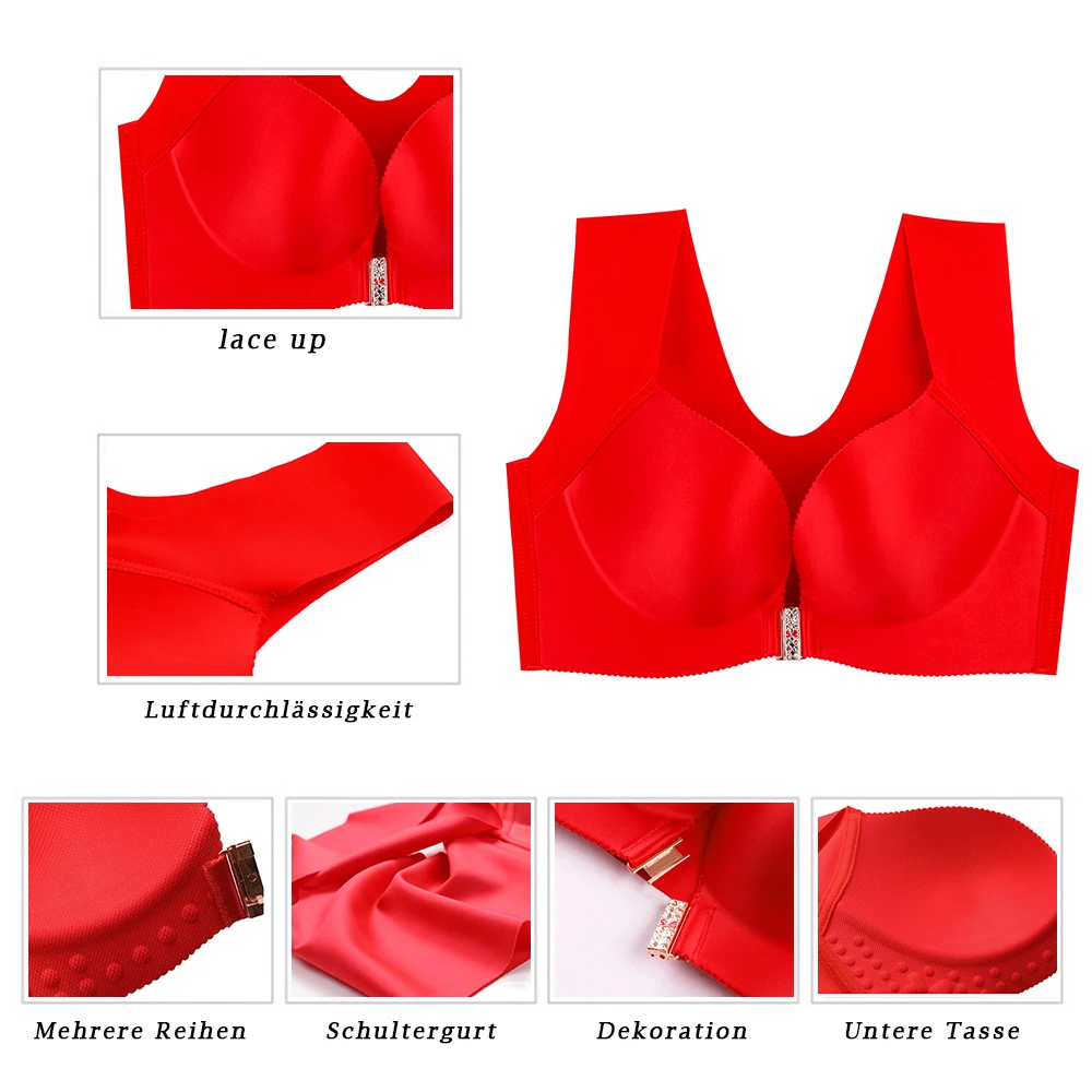 

Front Closure Underwear Plus Size Bra, Underwear, Custom, Anti-Sagging, 52E, Plus Large Cup Sleep Lightweight And Breathable Bra