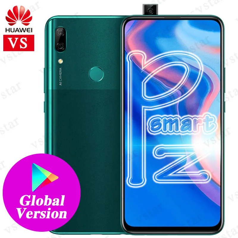 Глобальная версия huawei P Smart Z мобильный телефон 6,59 дюймов FullView kirin 710F Восьмиядерный 16 МП всплывающий caemra NFC
