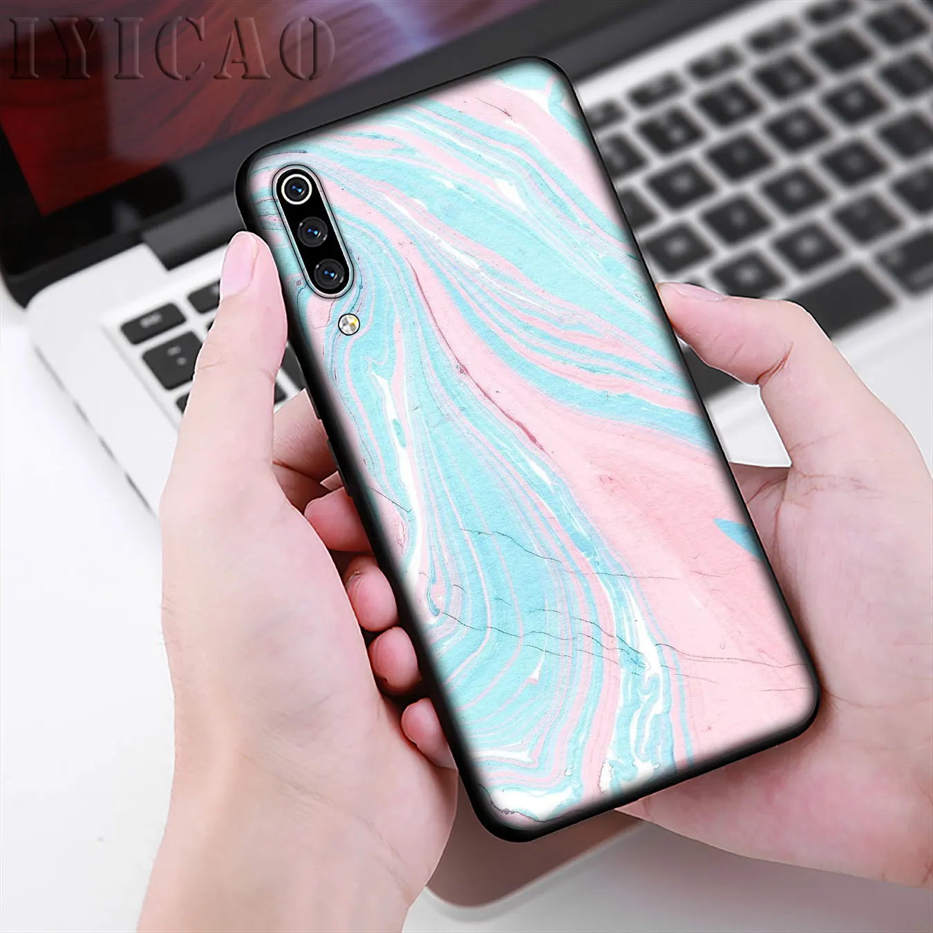 IYICAO gold marble Line Soft Silicone Phone Case for Xiaomi Mi 10 9 9T A3 Pro 8 SE A2 Lite A1 CC9 CC9E 6 pocophone f1 Mi10 | Мобильные