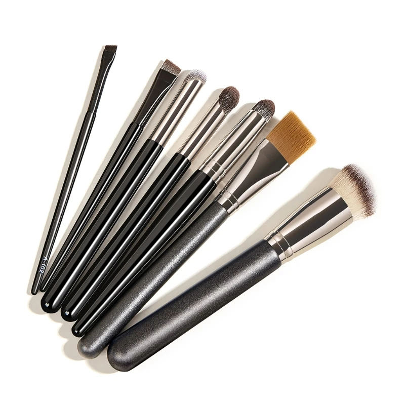 

7Pcs Eye Makeup Brushes Set Eye Shadow Eyebrow Sculpting Powder Brush Facial Cosmetic Tools for Women Girls