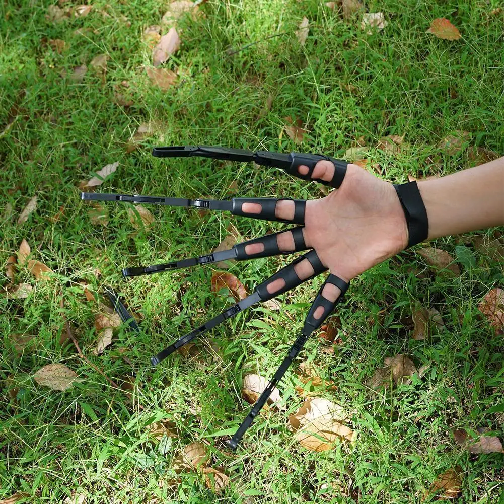 3D Хэллоуин сочлененные пальцы удлинение передвижной коготь Косплей полный