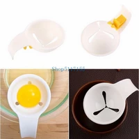 dhl 1000pcs mini egg yolk white separator with silicone holder