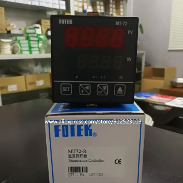 

MT72-R Relay Output FOTEK PID+Fuzzy Temperature Controller 100% New Original Genuine 72*72*80