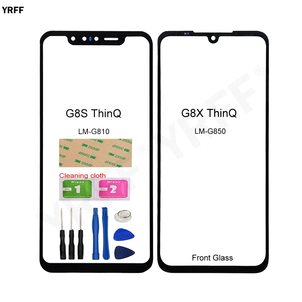 Переднее стекло для LG G8S / G8X ThinQ сенсорная панель LM-G810 G850 (без сенсорного экрана)