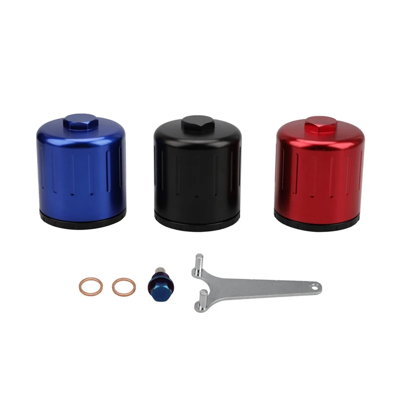 

Car Modified Titanium Alloy Oil Pan Screws and Metal Mesh Filter with Magnetic Oil Filter for Toyota