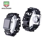 Металлический ремешок для Apple Watch Series 4 4044 мм, механическая цепочка для Apple Watch Series 1 2 3 3842