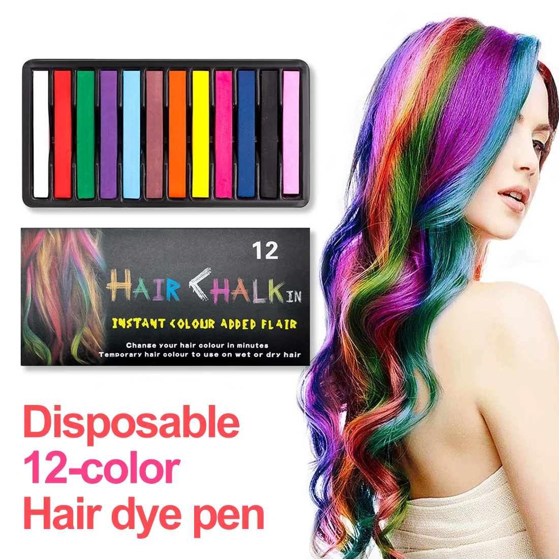 Высококачественная Временная Краска для волос s набор пасточек красоты