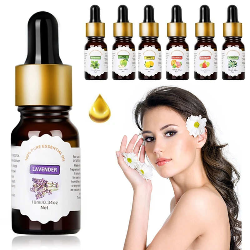 

ELECOOL 10ml Flower Fruit Essential Oil Water Soluble Bathing Relaxing Aromatherapy Organic Skin Care Release Stress TSLM2