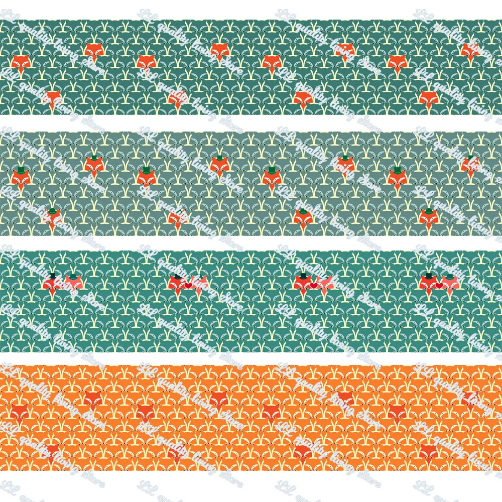 

WL 50 ярдов мультяшная лиса корсажная лента/атласная подарочная упаковка аксессуары для волос «сделай сам» украшение для вечерние ремесла оптовая продажа 25 мм 38 мм
