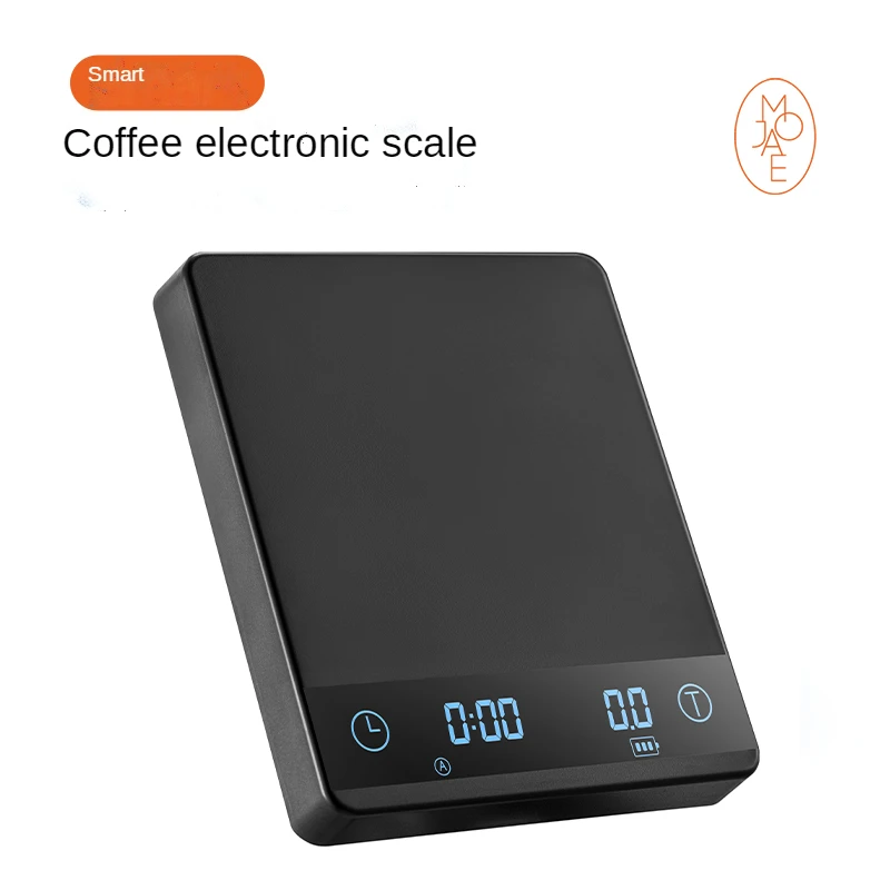 

áscula de café por goteo con temporizador, balanza Digital electrónica portátil de alta precisión, LCD, 2kg/0,1g