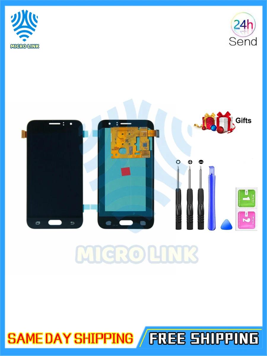 ЖК-дисплей для Samsung Galaxy J1 2016 J120 J120F J120H J120M с сенсорным экраном и дигитайзером в