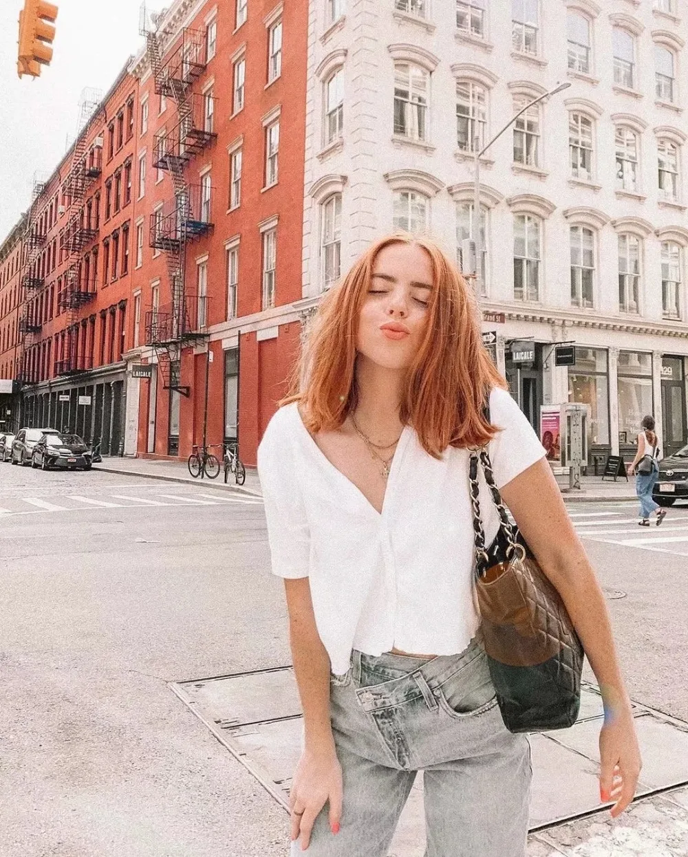 Увядшая Мода блоггер high street винтажный промытый Асимметричный пояс мама Джинсы женские с высокой талией джинсы бойфренды для женщин