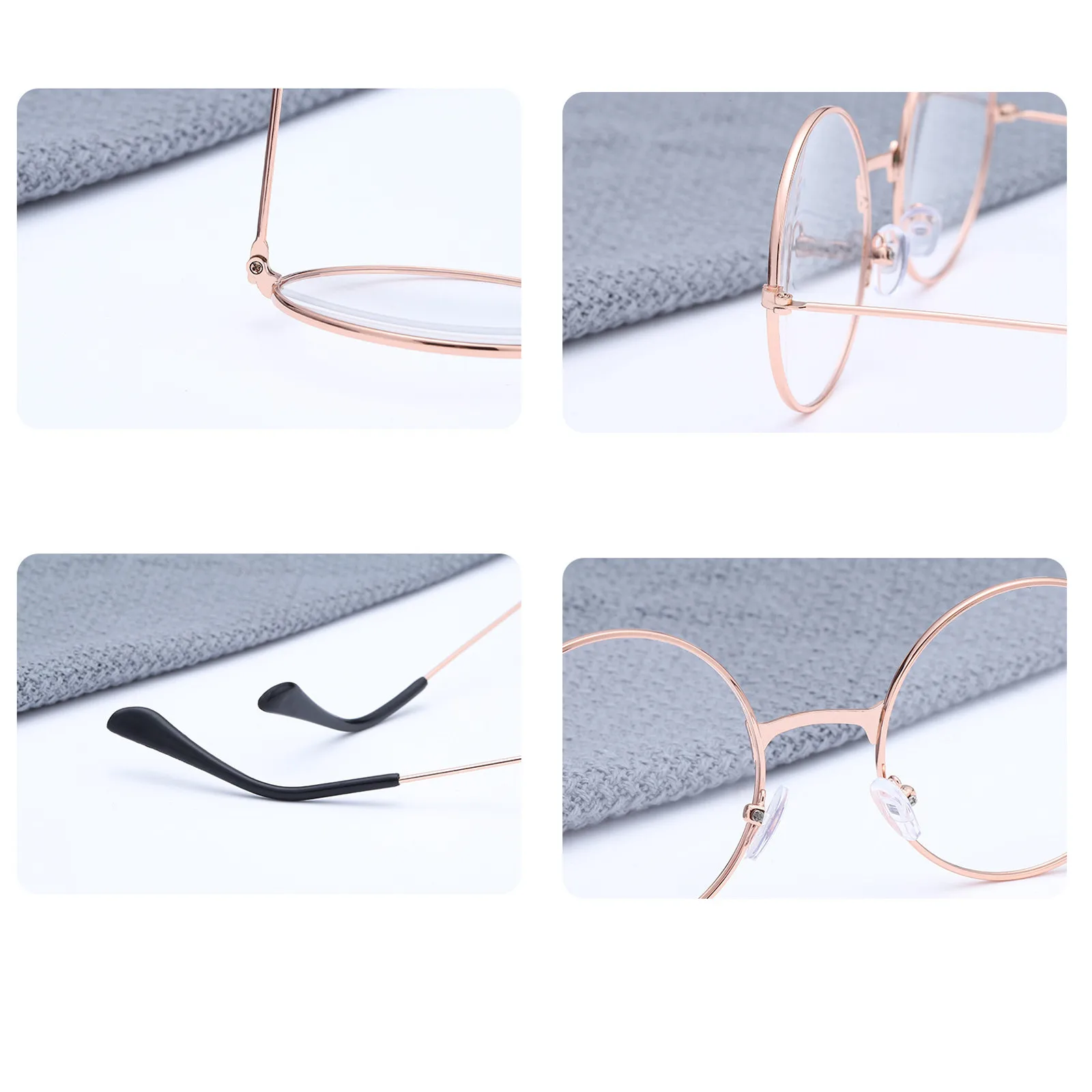 Модные круглые очки для взрослых женщин и мужчин винтажные классические