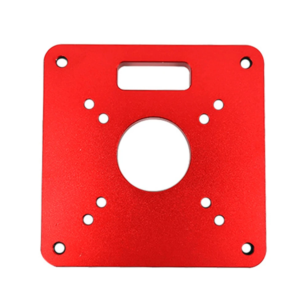 

Red Tool Aluminium Parts Woodworking Benches Universal Practical Accurate Engraving Router Table Insert Plate Trimmer Models