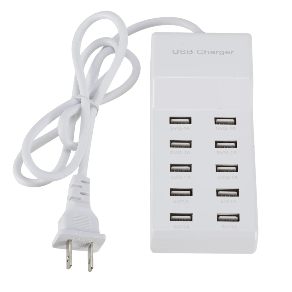 10 портов USB зарядное устройство 5 в А зарядная станция для iPhone iPad Mini Samsung Nexus Huawei HTC