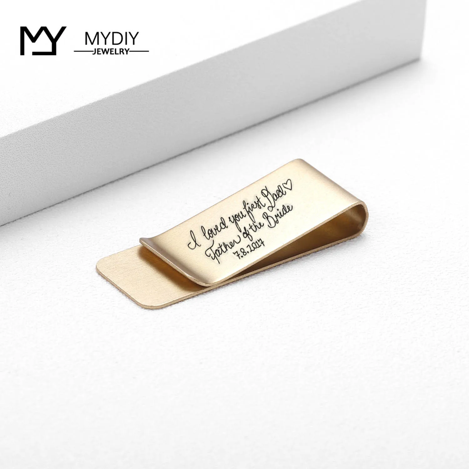 Зажим для денег персонализированные мужские аксессуары зажимы с гравировкой на