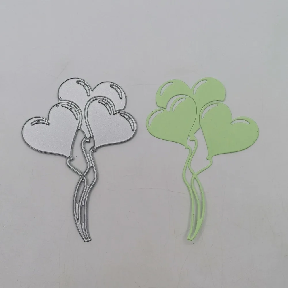 

Balloon Album Stamp Paper Card Embossing Valentine'S Day DIY Arts Craft Metal Cutting Dies Love Heart Stencil