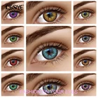 Классические цветные контактные линзы 3 тона, серые Зеленые Синие контактные линзы 12 цветов, Лидер продаж в США, косметические контактные линзы