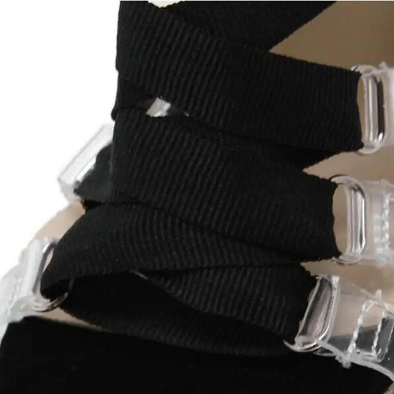 DIJIGIRLS/Европейские пикантные классические Стиль ПВХ Ясный Прозрачный ремешками