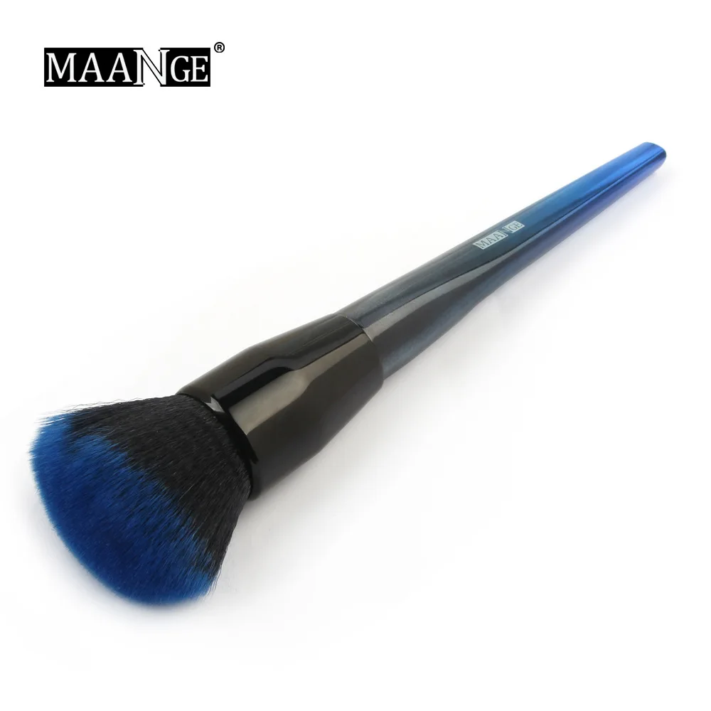 Single starry round head powder brush plating high grade blush brush portable beauty tool 11.11 makeup  blush brush