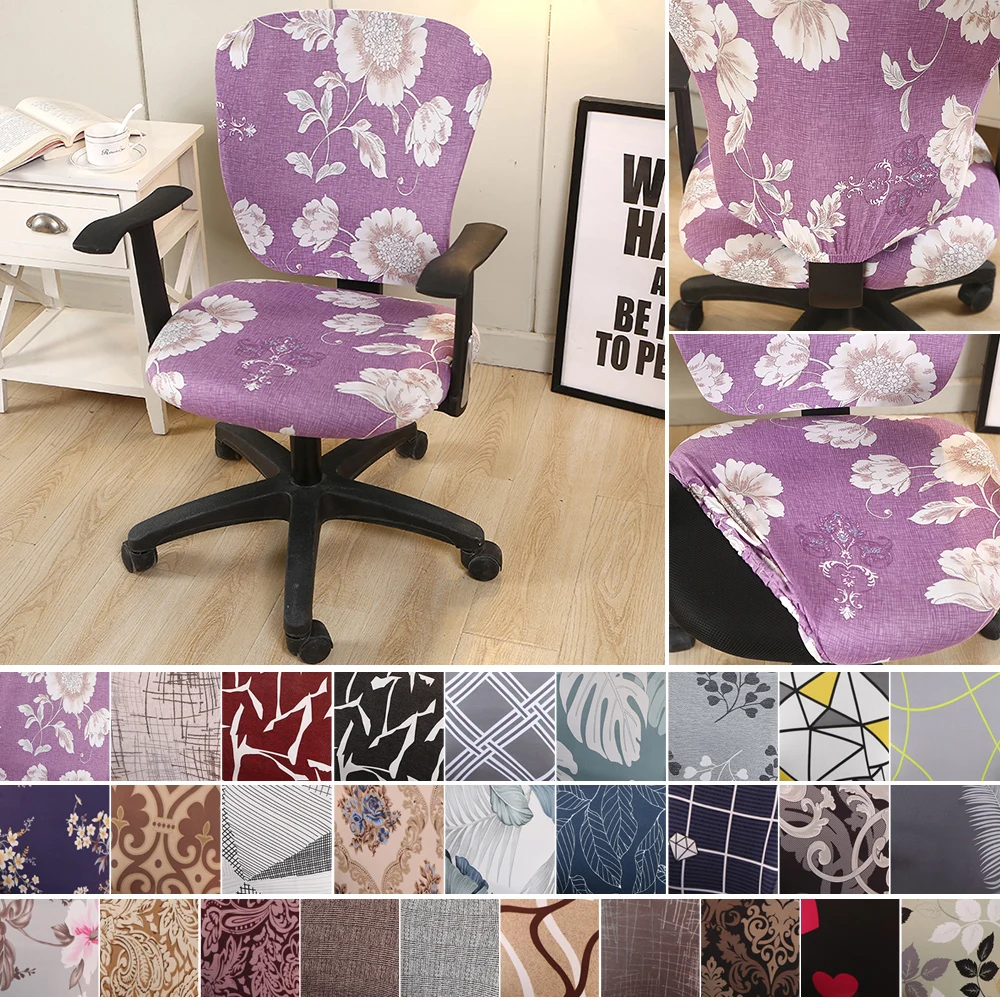 

Urijk Modern Elastic Stretch Office Chair Cover Computer Chair Slipcover Universal Removable Anti-dirty Slipcover Protector