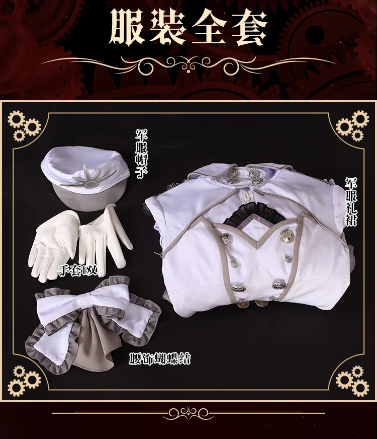 

DATE A LIVE Nightmare Tokisaki Kurumi Cosplay Costume White Queen Cosplay Lolita Dress Woman Christmas Gift Anime Outfits