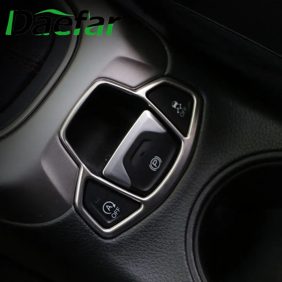 Daefar для Jeep Compass 2017-2020 Renegade 2015 - 2020 интерьерная центральная консоль автомобиля