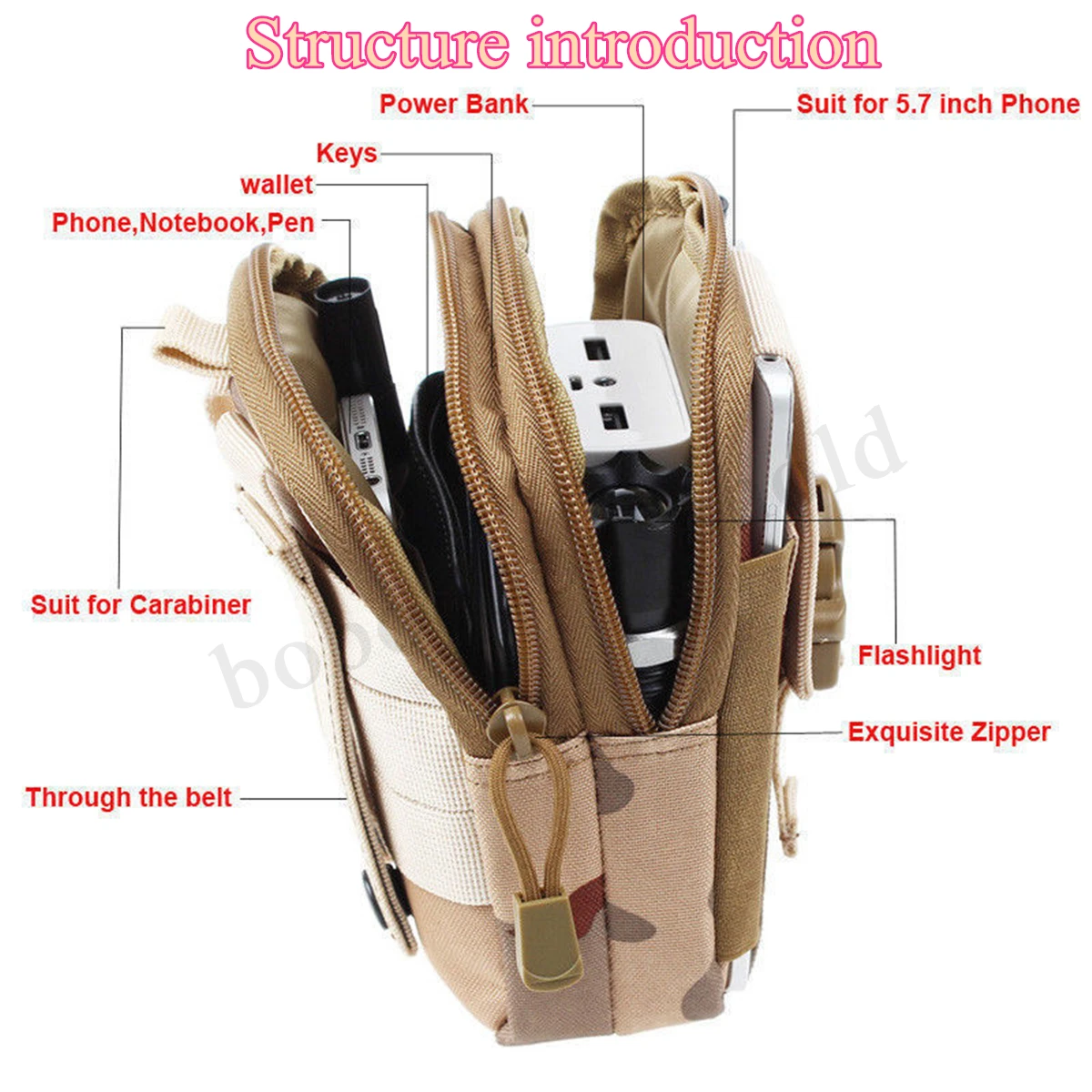 Уличная поясная Сумка для кемпинга мужской военный тактический рюкзак сумка