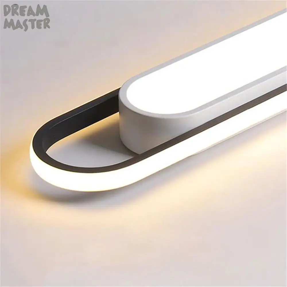 Современный длинный светодиодный потолочный светильник декоративный