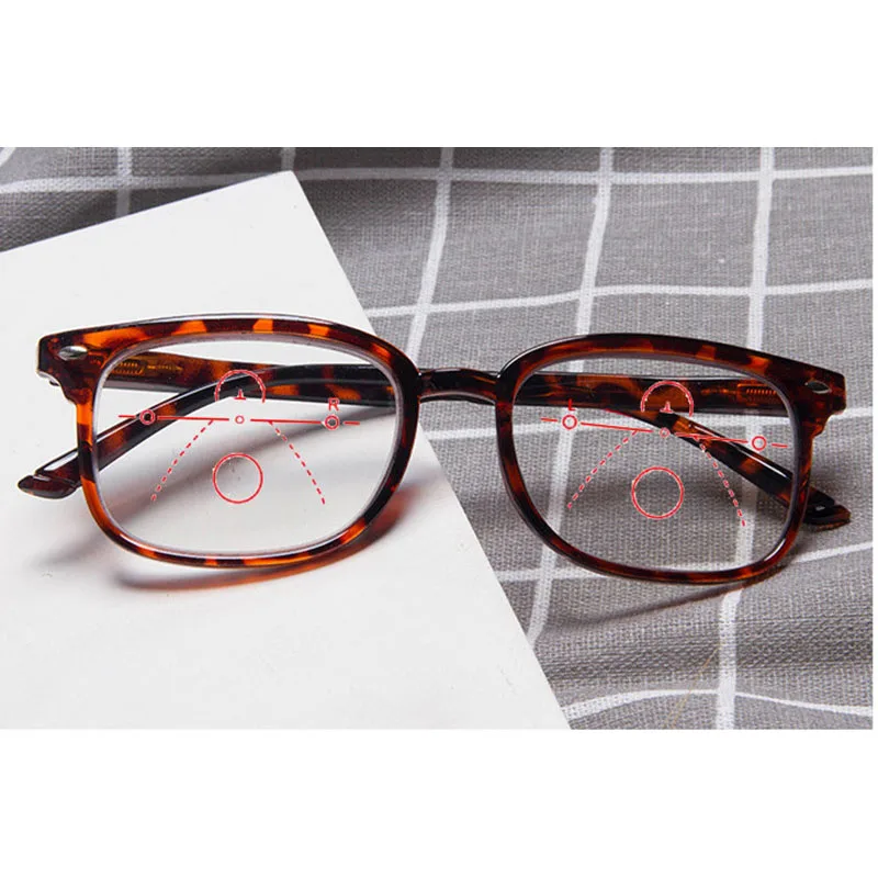 2020 Новые многофункциональные очки для чтения прогрессивные мульти-фокус Ретро