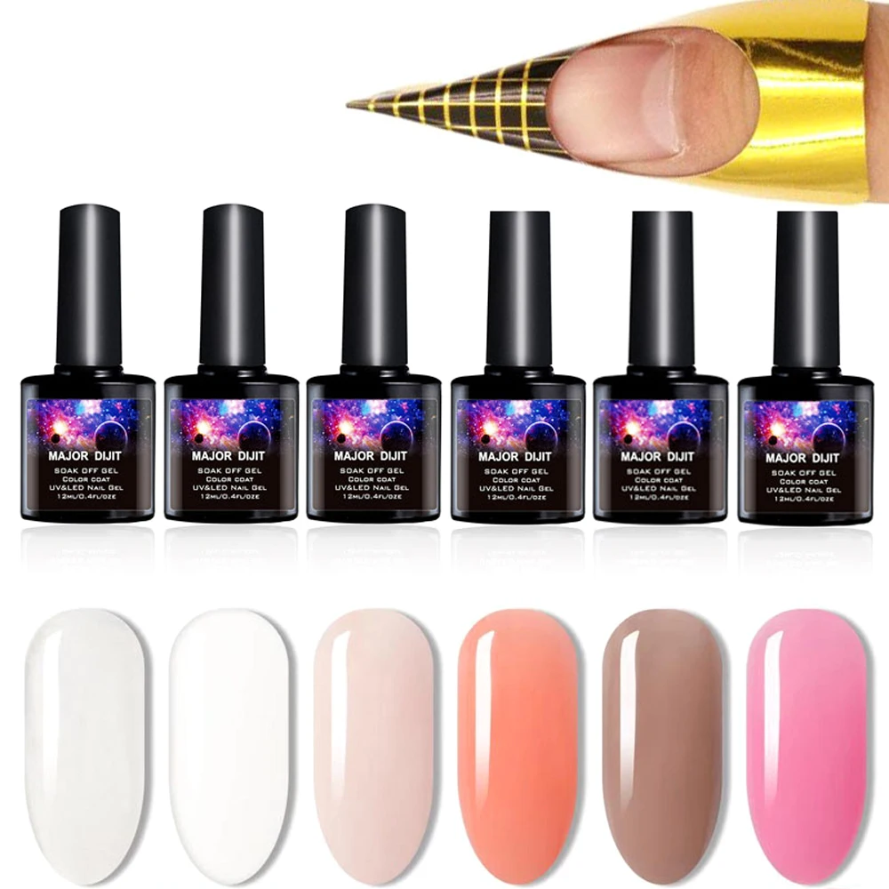 12 мл полигель для наращивания ногтей Быстрый строительный Гель лак прозрачный