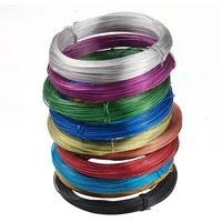 1mm 1 5mm 2mm 2 5mm anadized color aluminium craft wire beading cord for diy bracelet necklace jewelry making findings