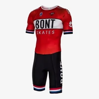 bont men inline speed skating racing suit skinsuit pro team fast skate triathlon clothing ropa ciclismo cycling clothes jumpsuit