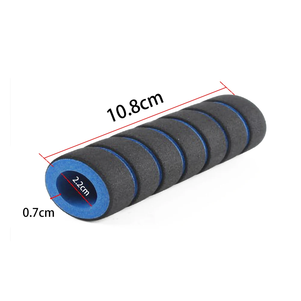 

2Pcs Universal Grip Comfort Sponge Foam Handle Bar Motorcycle Dirt Bike E-bike Bicycle Handlebar Grip Cover &Levers Cover