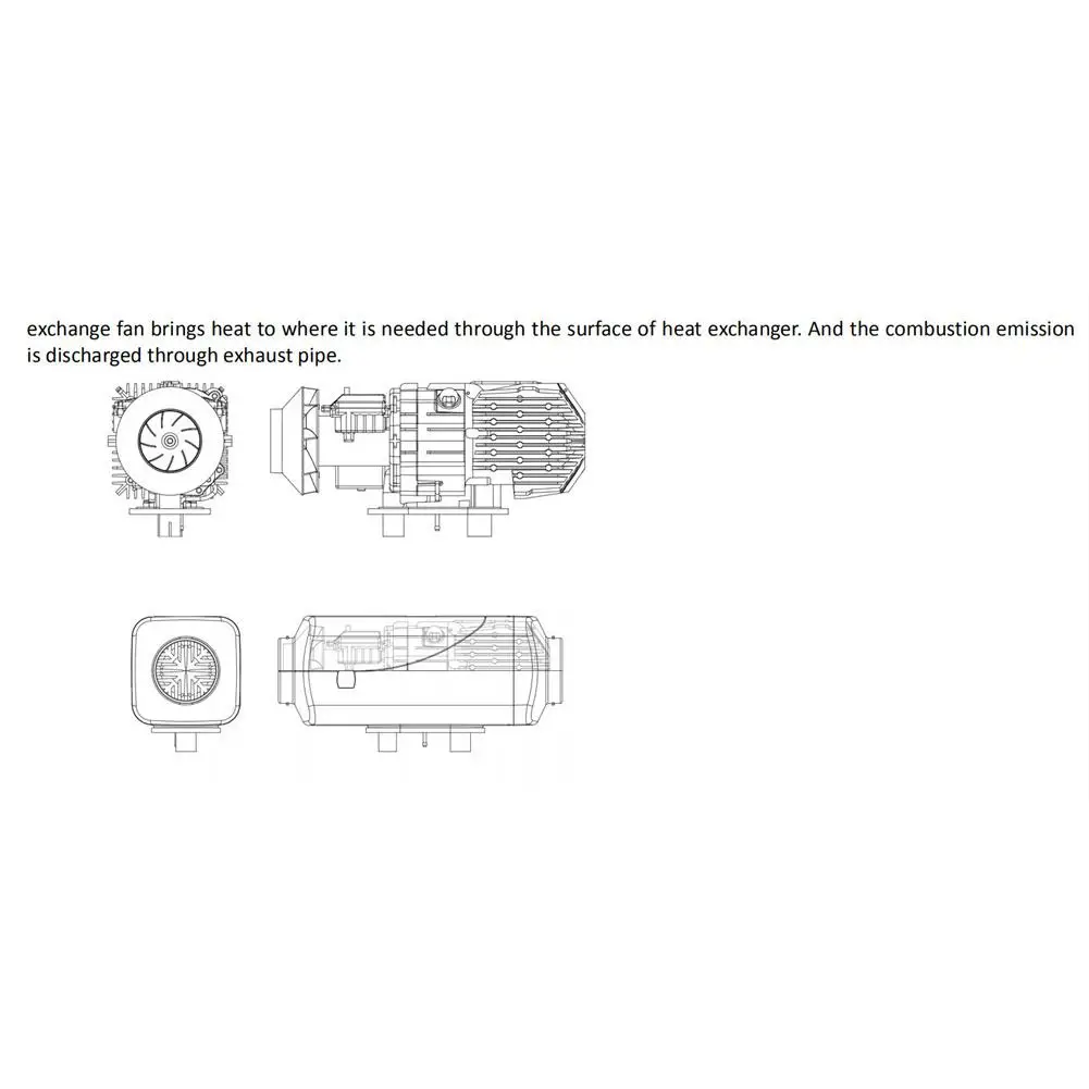 Автомобильный обогреватель 5KW 12 V/24 V дизелей обогреватель стояночный отопитель с пультом дистанционного управления Управление ЖК-дисплей монитор для RV жилого автофургона прицеп грузовика лодки