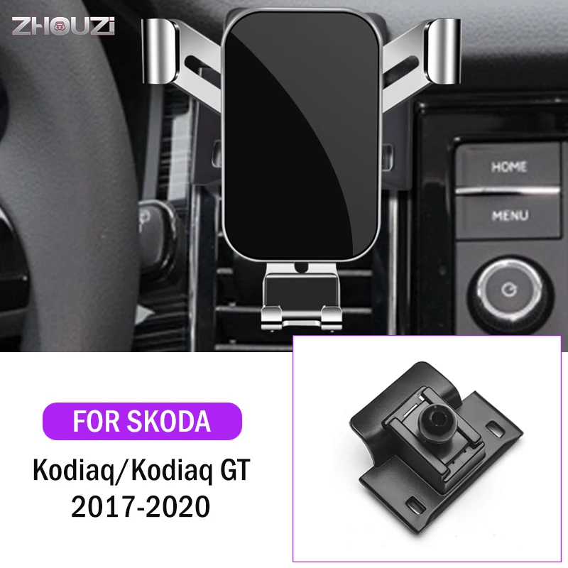 

Car Mobile Phone Holder For Skoda Kodiaq GT 2017 2018 2019 2020 Air Vent Mounts GPS Stand Gravity Navigation Bracket Accessories