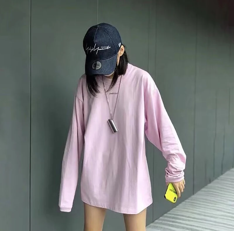 19SS Новинка осени, с рисунком футболка с длинными рукавами трендовые Для мужчин Для женщин футболка 3D печать Светоотражающая лента 3M, футболка