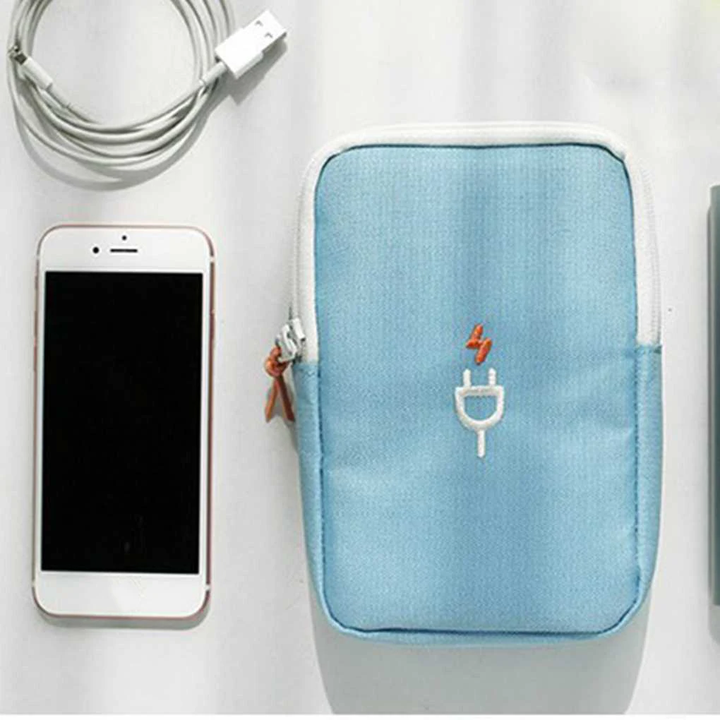 Новый портативный дорожный Чехол органайзер для usb кабеля электронные