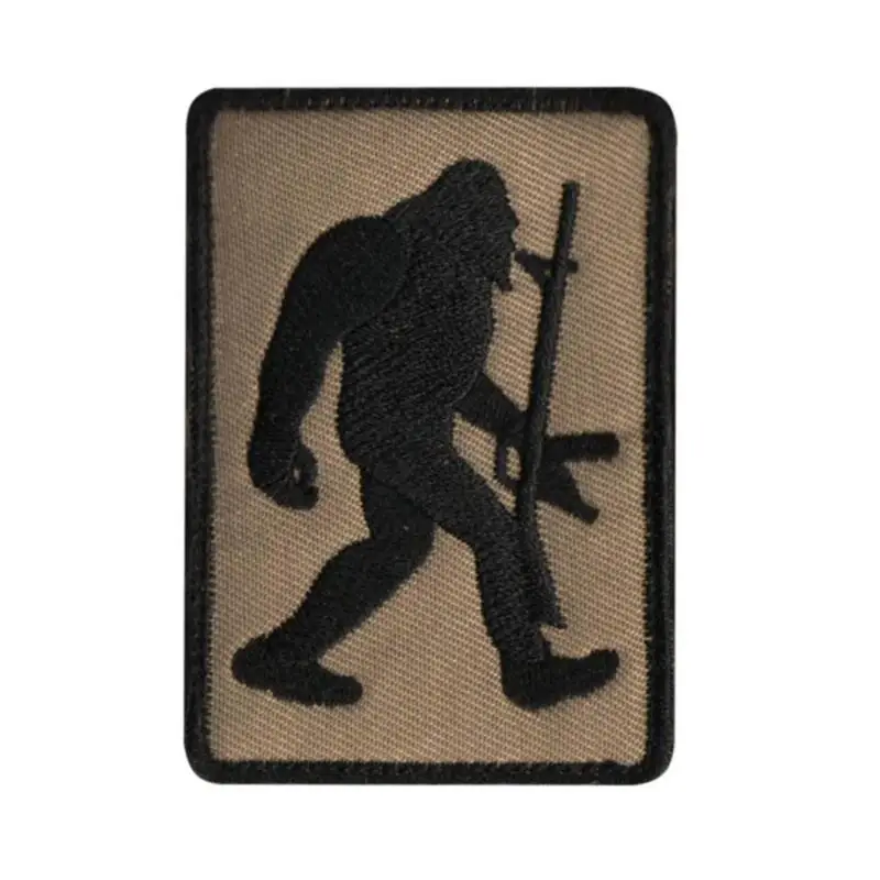 3D Вышивка Forest King Bigfoot orang0 _ тактический военный моральный дух | Дом и сад