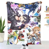 all together in sword art online throw blanket sheets on the bed blankets on the sofa decorative lattice bedspreads happy nap