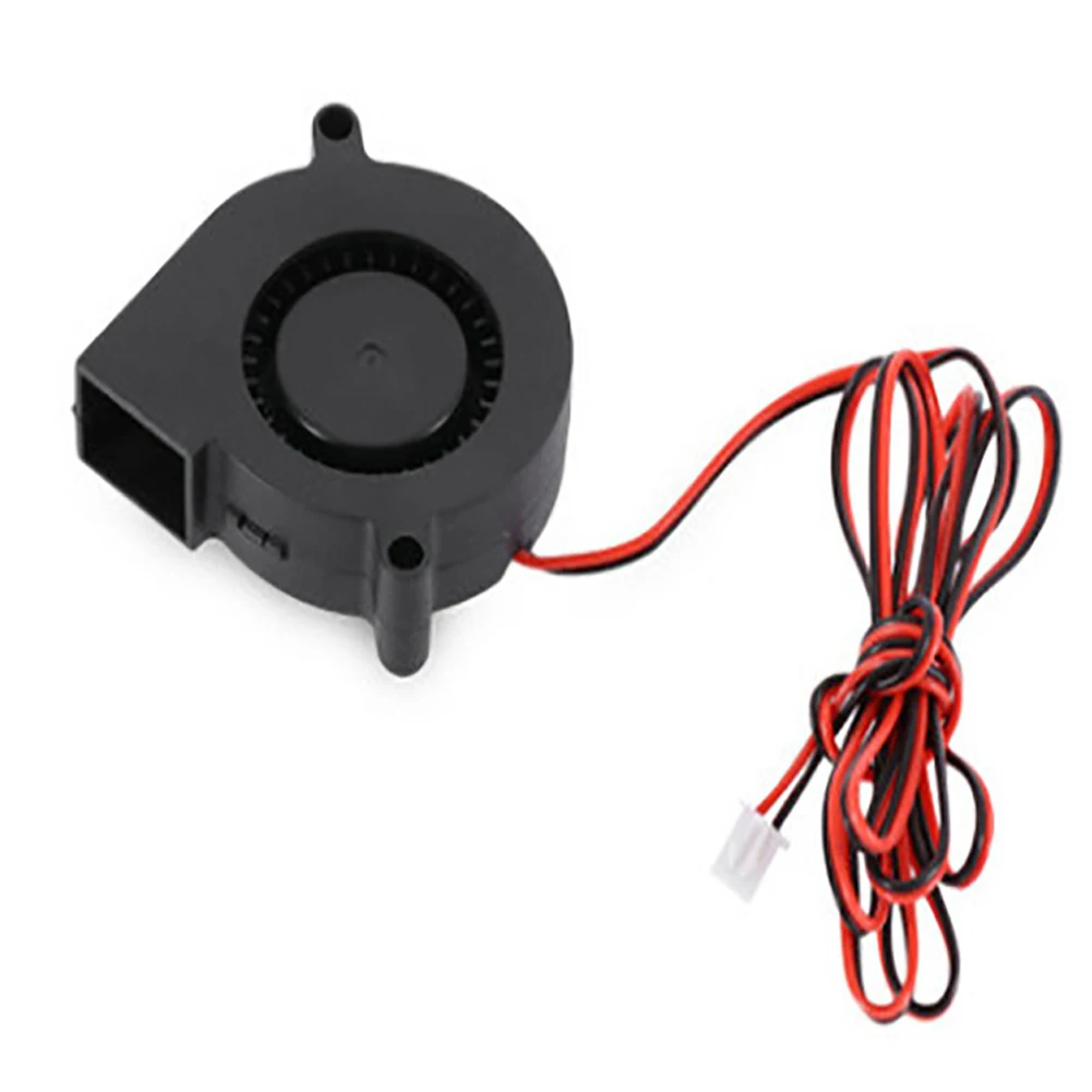 

DC 12V Accessories Professional Cooling Fan Turbo Blower Oil Bearing 3d Printer Part Ultra-Silent Air Radial Eco-friendly Black